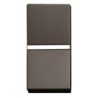 ABB - Switch 1-gang, 2-way, DP - 1M - Anthracite N2102.2 AN -INT. 2P ILLUMINABILE ANTRACI 2CLA210220N1802