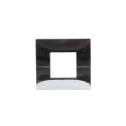 ABB - Frame, 2 modules, Glossy Chrome 2-gang(s) - Chiara Placca 2 mod. cromo lucido. 2CSK0215CH