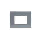 ABB - Frame 3 modules STONE 1-gang(s) Grey COLORE PIETRA Chiara.