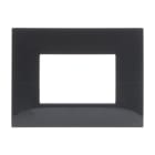 ABB - Frame 3 modules VOLCANO 1-gang(s) Black Chiara PLACCA COLORE VULCANO. 2CSK0304CH