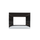 ABB - Frame 3 modules Glossy Chrome 1-gang(s) Chiara Placca Cromo Lucido