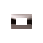 ABB - Frame 3 modules Glossy BRONZE 3-gang(s) Bronze PLACCA 3 MOD. BRONZO LUCIDO Chiara.