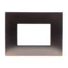 ABB - Frame 3 modules BRONZE satin finish 1-gang Bronze Chiara PLACCA 3 MOD. BRONZO SATINATO.