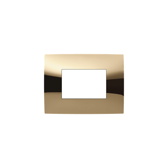 ABB - Frame 3 modules Glossy Gold 1-gang(s) Chiara Oro Lucido