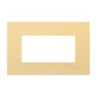 ABB - Placca 4 moduli, giallo pastello, frame, 1-gang(s) yellow - Chiara. 2CSK0411CH