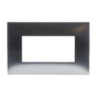 ABB - Frame 4 modules Chrome satin finish 4-gang(s) Chiara Placca 4 mod. cromo satinato. 2CSK0416CH