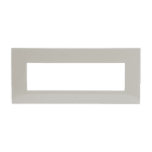 ABB - Frame 7 modules, sand 7-gang(s) beige - chiara placca colore sabbia. 2CSK0702CH