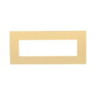 ABB - Frame, PLACCA 7 MODULI, 7 modules, GIALLO PASTELLO 7-gang(s) Yellow - Chiara.