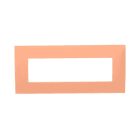 ABB - Frame 7 modules, arancione pastello - Chiara, 7-gang(s) orange.