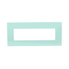 ABB - Frame, 7 moduli, verde pastello, 1-gang(s) verde chiaro. 2CSK0713CH