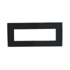 ABB - Frame 7 modules Glossy Chrome 7-gang(s) Chiara Placca Lucido. 2CSK0715CH