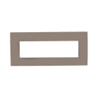 ABB - Frame 7 modules Glossy BRONZE 7-gang(s) Bronze PLACCA 7 MOD. BRONZO LUCIDO Chiara. 2CSK0751CH