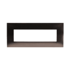 ABB - Frame 7 modules BRONZE satin finish 1-gang(s) Bronze PLACCA 7 MOD. BRONZO SATINATO Chiara. 2CSK0752CH