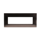 ABB - Frame 7 modules BRONZE satin finish 1-gang(s) Bronze PLACCA 7 MOD. BRONZO SATINATO Chiara.
