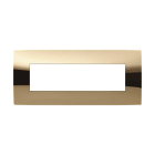 ABB - Frame 7 modules Glossy Gold 1-gang(s) Oro Lucido Chiara Placca 7 mod.
