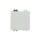 ABB - Pulsante 1P, 16AX, 2 modules Without imprint Single push button 1 pole, 1NO 1NC 0CO White - Chiara 2CSK1015CH