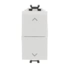 ABB - Double single-pole push switches, NO+NO, 16A - 250V~, with interlock Without imprint Group push button 2 pole, 2NO 2NC 0CO White - Chiara PULSANTE 1P DOPPIO, 16A, CON INTERBLOCCO 2CSK1018CH