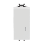 ABB - Pulsante 1P manovra 16A NO+NC simbolo ON senza imprint bianco - Chiara.