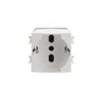 ABB - Presa bipasso 2P+T, 16A - 250V~, P30/P17, senza stampa, tipo italiano, bianca - Chiara.