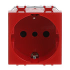ABB - Presa 2P+E 16A 250V~ P30 Rossa Senza Impronta Italiana Chiara Unel 2CSK1114CH