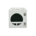 ABB - Termostato elettronico estate/inverno, relay output 1 NO contact 8A (AC1)/2A (AC15) - Alimentazione 230V~ 50/60Hz Heater 0gang Button Clear white - Chiara. 2CSK1202CH