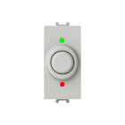 ABB - Dimmer con manopola per carichi resistivi da 100-550W, 230V~ 50/60Hz Bianco - Chiara.