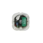 ABB - LAMPADA ANTI BLACK-OUT ESTRAIBILE, 230V~. Charge reserve 4.5 h and recharge time 10-20h. To be combined with 230V~ plug sockets; particularly recommended for codes 2CSK1108CH and 2CSK1109CH. LED not exchangeable White - Chiara.