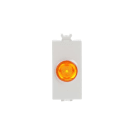 ABB - Spia con diffusore luminoso arancione, fornita senza lampada, per luce di segnalazione arancione bianca - Chiara.