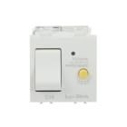 ABB - Automatic RCD, 1P+N, C10 - 30 mA, breaking capacity 3kA 10 mA White - Chiara INT. AUT. DIFF. 1P+N, C, 10A, 30MA 2CSK1329CH