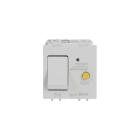 ABB - Automatic RCD, 1P+N, C16 - 30 mA, breaking capacity 3kA 10 mA White - Chiara INT. AUT. DIFF. 1P+N, C6, 16A, 30MA 2CSK1330CH