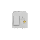 ABB - Automatic RCD, 1P+N, C16 - 30 mA, breaking capacity 3kA 10 mA White - Chiara INT. AUT. DIFF. 1P+N, C6, 16A, 30MA 2CSK1330CH