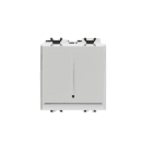 ABB - Interruttore universale a badge con luce di posizione. Uscita relè NO contatto 10A (AC1). Alimentazione 230V~ 50/60Hz Relè Bianco - Chiara.