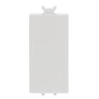ABB - Blank cover, 1 module Blind plate with Without imprint White - Chiara COPRIFORO, 1 MODULO