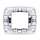 ABB - Supporto 2-module con griffe per scatola rotonda 1 gang Silver - Chiara, SUPPORTO 2 MOD., CON GRIFFE X SCAT. ROT.