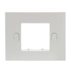 ABB - Placca autoportante 2 posti bianco RAL9016 - Chiara.