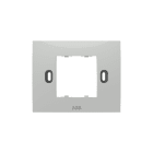 ABB - Self supporting frame, 2 modules, GREY RAL7035 1 gang Grey - Chiara PLACCA AUTOPORT. 2 POSTI GRIGIO RAL7035