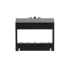 ABB - Supporto per 5 moduli per Undernet 10900 e 10901, 1 gang nero - Chiara, compatibile con 5 apparecchi Chiara per Undernet 10900.