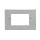 ABB - Placca autoportante, 3 moduli, grigio RAL7035, 3 posti - Chiara.