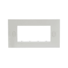 ABB - Placca autoportante, 4 moduli, bianco RAL9016, 1 gang - Chiara.