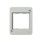 ABB - Contenitore IP40, 2 posti, 2 moduli di larghezza con morsetto grigio - Chiara.