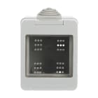 ABB - CONTENITORE IP55, 2 POSTI (2 MODULI) CON MORSETTIERA GRIGIA - CHIARA