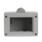 ABB - CONTENITORE IP40, 3 POSTI (3 MODULI) CON MORSETTIERA GRIGIA - CHIARA