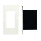 ABB - Placca bianco 1M con supporto e housing 1-gang(s) - Chiara.