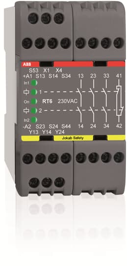 ABB - RT6 24DC Safety relay for reliable electrical safety in industrial applications. 2TLA010026R0000