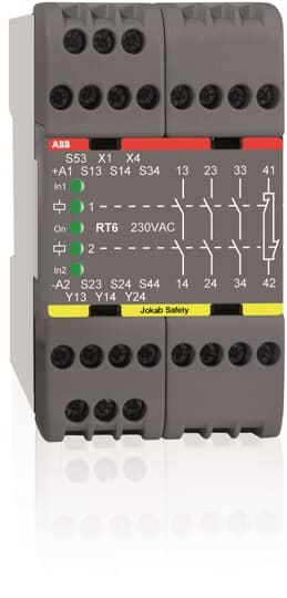 ABB - RT6 24DC Safety relay for reliable electrical safety in industrial applications.