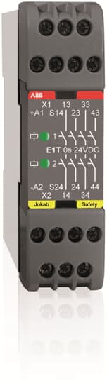 ABB - E1T 0S 24DC Safety Expansion Relay for enhanced safety and reliability in electrical systems.