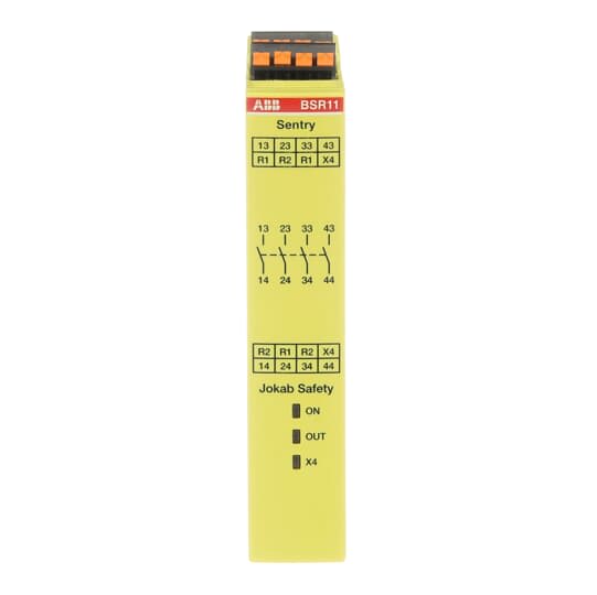 ABB - Sentry BSR11P Safety Relay with Push-In Connection for Enhanced Safety Performance.