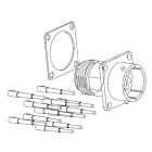 ABB - Male cannon connector for cabinet mounting JSHK1-C.