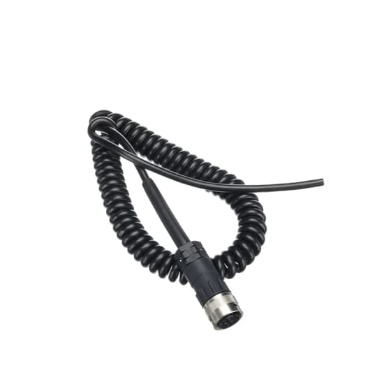 ABB - Spiral cable 1.6m with Cannon female connector HK16S4 12-WAYS ABB.