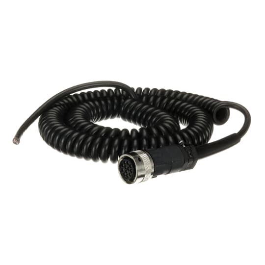 ABB - Spiral cable 3.2m with Cannon female connector HK32S4 12-WAYS ABB 3,2 M Spiral Cable